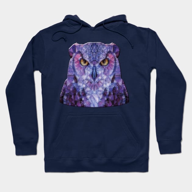 abstract owl Hoodie by Ancello